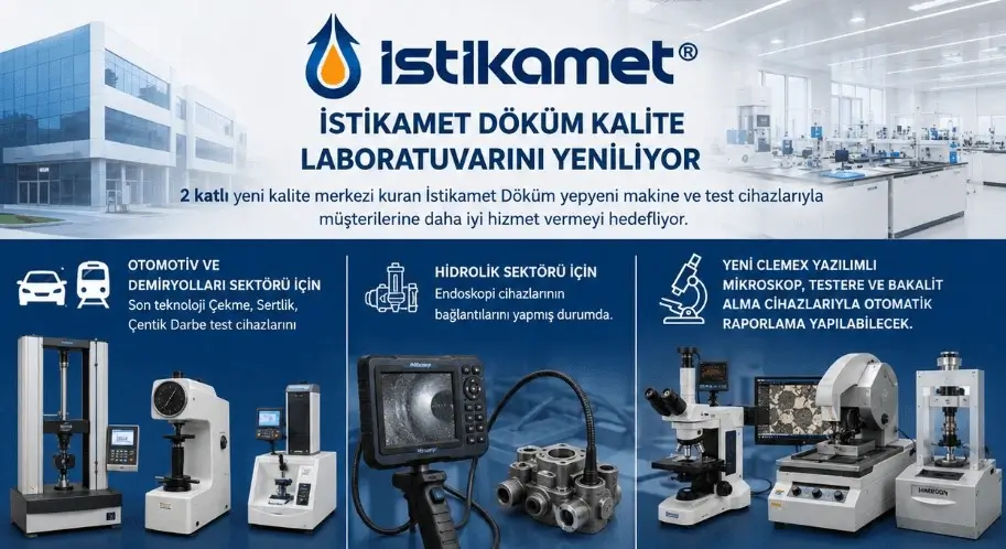 İstikamet Döküm Aims to Be a Pioneer in the Industry with Its New Laboratory